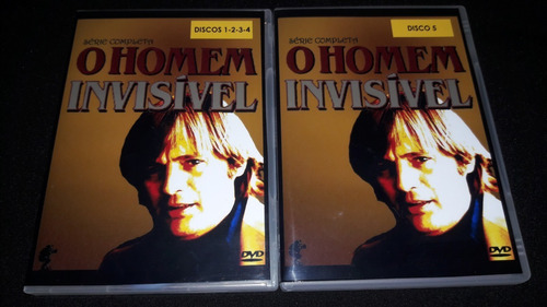 Dvd O Homem Invisível - Série Clássica Completa ( 5 Dvds )
