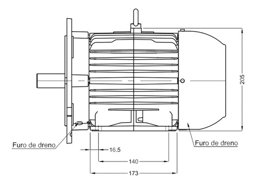 Motor Elétrico Weg 5cv 220/380v 2 Polos Alta Rotação 3 Fases