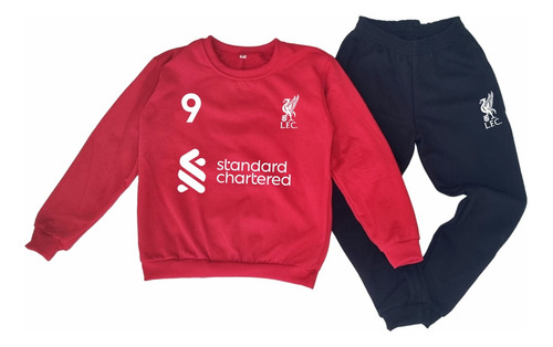 Conjunto Deportivo Niños Buzo Y Pantalon Liverpool Darwin