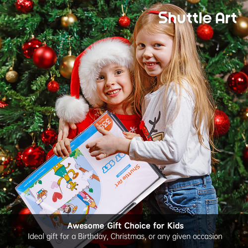 Art Set Shuttle Art 335 Pieces W/ Trifold Easel For Kids