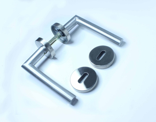 Picaporte Manija Santa Fe Doble Balancin X 4 Unidades Aluminio