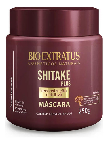 Mascara  Limpeza Nutritiva Shitake 250 G Bio Extratus K469