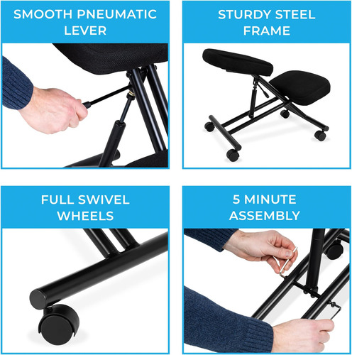 Cadeira Pneumática Ergonômica Ajoelhada Proergo | Assentos D