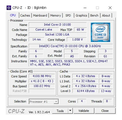 Pc Torre Gamer Cpu Core I3 10100 16ram T Video Rtx 3060 12gb