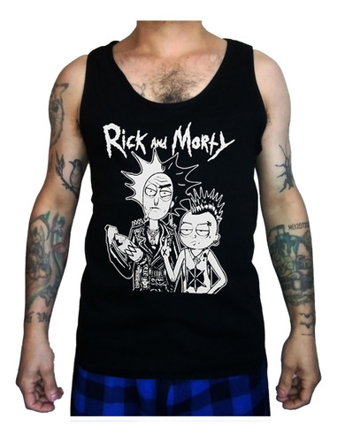 Polera Musculosa Rick And Morty (serigrafía)