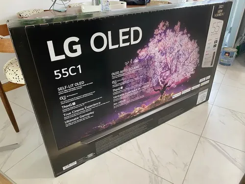 Smart Tv De 55 LG Ai Thinq Oled55c1 4k Color Plateado (Usado)
