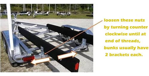 Osemar Kit De Soporte De Litera De Remolque De Barco De 8 Pu
