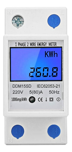 Medidor Kwh Energia Electronica Monofasico 220 V 580 A Panta