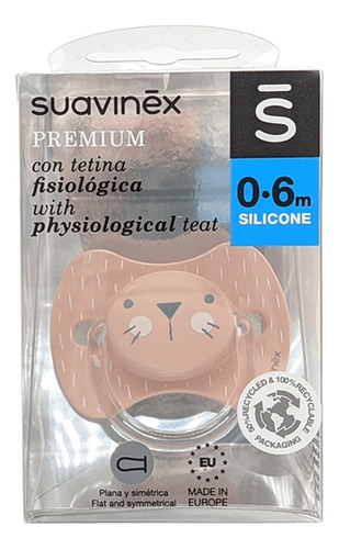 Chupon Fisiologico Silicon 0 A 6 Meses Hygge Suavinex