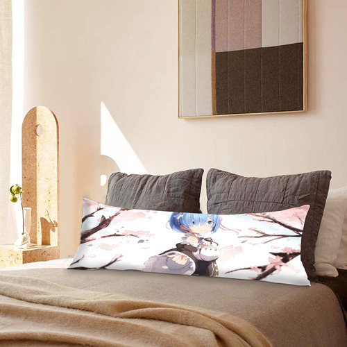 Cojin Almohada Larga Re Zero Arbol Fondo Blanco 45x110cm