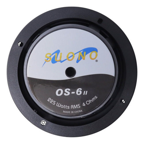 Set Altavoces Suono Open Show 2 Vías De 6.5 Calidad D Sonido Negro
