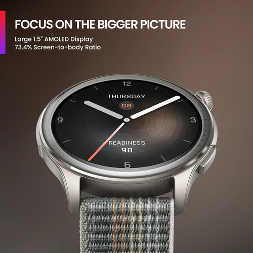 Smartwatch Amazfit Balance A2287 47mm Com Gps Alexa Relógio Cinza Mesh Cinza Cinza