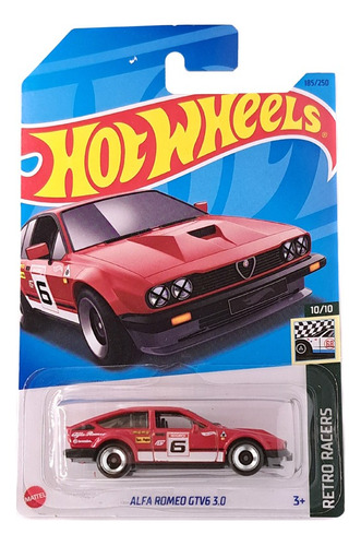 Alfa Romeo Gtv6 3.0 Retro Racer Hot Wheels Mattel Bestoys