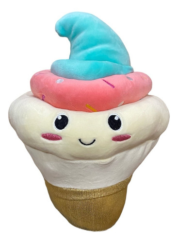 Peluche Alimentos Smoochy Pals 25cm Color Helado