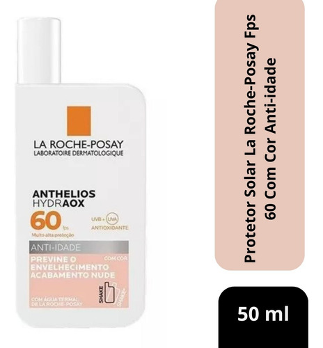 Protetor Solar La Roche-posay Fps 60 Com Cor Anti-idade 50g