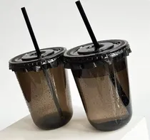 Comprar Vaso Pet Negro Con Tapa 12 Onz Paq 50 Und