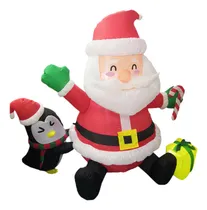 Comprar Papá Noel Hinchable. Decoración De Papá Noel Con Papá Noel F