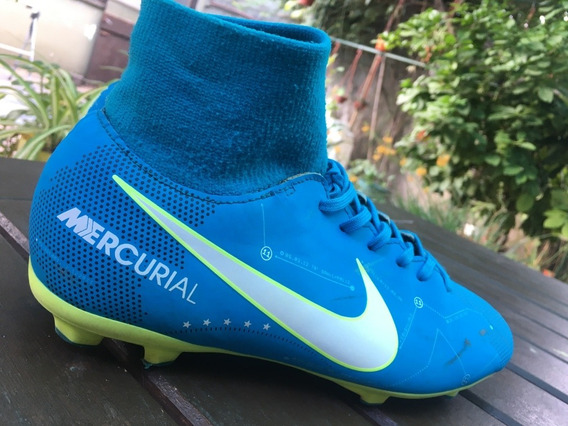 Auroch Vigilancia Nacarado Botines Nike Mercurial Celestes | MercadoLibre 📦