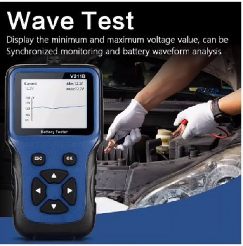 Probador Baterías Auto 12v, 100-2000 Cca Analizador Tester