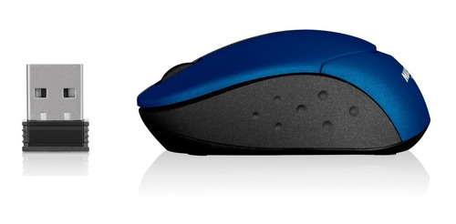 Mouse Portatil Inalambrico Micronics M711s Traveler - Azul