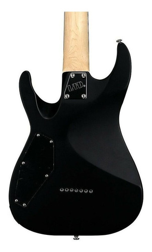 Guitarra eléctrica LTD MH Series MH-17 stratocaster de tilo black laqueado con diapasón de madera de ingeniería