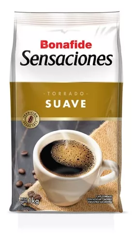 Cafe En Grano O Molido Bonafide Sin Azúcar Para Expresso 1kg