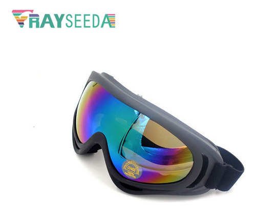 Gafas De Colores Con Lentes De Espejo Uv Para Moto, Snowboar