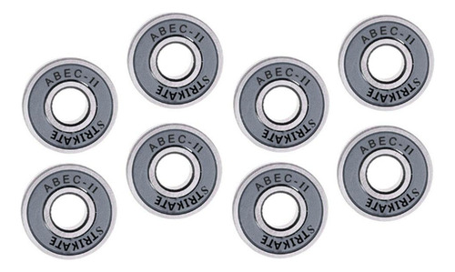 2 X 8 Piezas 608rs-abec 11 Rodamientos Patín De Ruedas De