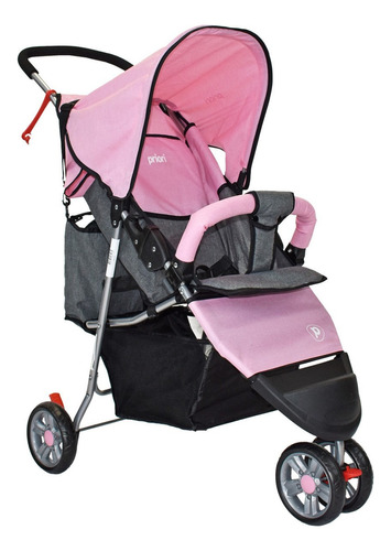 Paseador Para Bebé Priori Milano Color Rosa