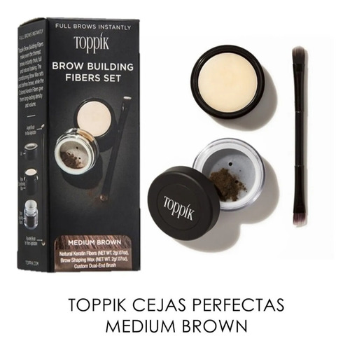 Set Perfeccionamiento De Cejas Toppik Pigmentación Original!