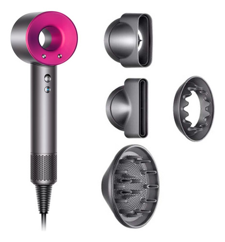 Secadora De Cabello Antiestática Dyson Con Accesorios