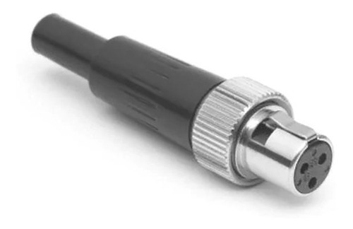 Ficha Mini Xlr Hembra Cable 3 Pines Amphenol Ag3fl