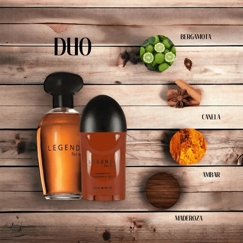 Perfume Legend For Men 100 Ml + Desodorante Jafra