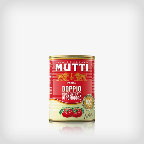 Concentrado Tomate Doppio Mutti 140g Lata Origen Italia