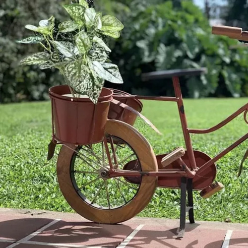 Planta Artificial De Escritorio Con Maceta Cónica + Piedras