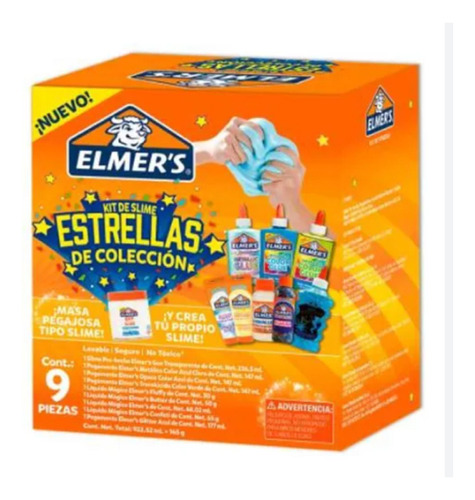Elmers All Star Slime Kit 9ct