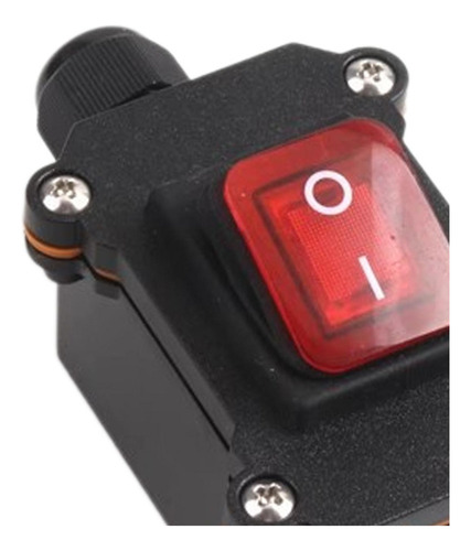 Caja De Interruptores Impermeable Para Línea De Luz Roja