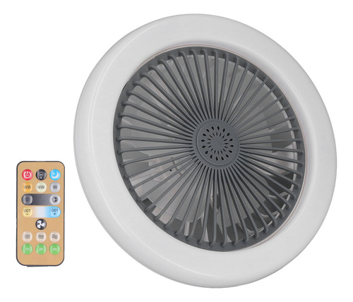 Ventilador De Techo Pequeño Con Control Remoto E27, Soporte