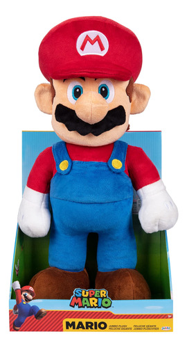 Super Mario Mario Jumbo Figura De Peluche Coleccionable De .