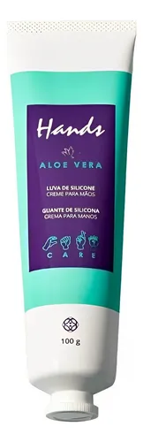 comprar Crema para manos Hinode Care Hands luva de Silicone com Aloe Vera en tubo 100g aloe vera