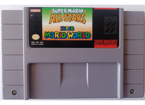 Super Mario All-stars + Mario World -super Nintendo Original