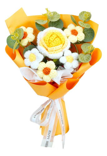 Ramo De Flores De Ganchillo De 30cm, Decoración Navideña,