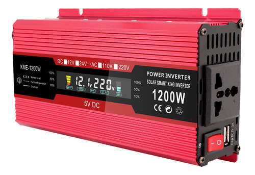 Inversor De Corriente Para Automóvil De 1200 W, Convertidor