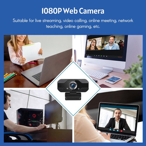 1080p Hd Webcam Usb Câmera De Computador Laptop Clip-on Pc W