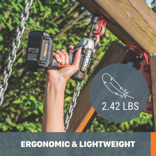 Controlador De Impacto Inalámbrico Worx Wx291l 20v Power Sha