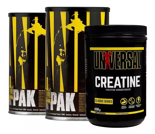 Animal Pak 2 X 44 Packs + Creatine 500g Universal Nutrition