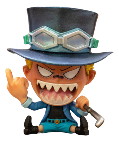 Figura Sabo Cabezones 10cm One Piece Importado Anime