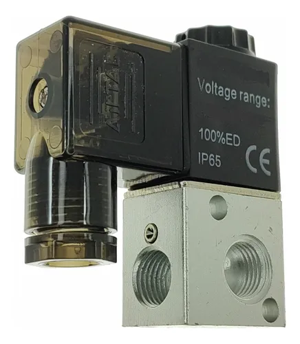 comprar Electrovalvula Neumatica 1\u002F4 Airtac 3v1-08b  3\u002F2 Vias  24vcd