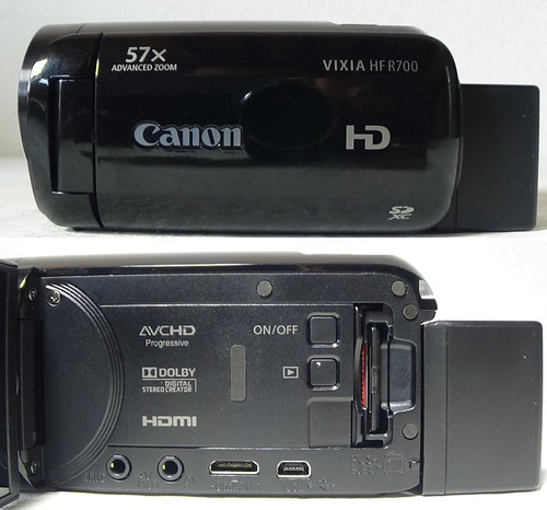 Filmadora Canon Vixia Hf-r700 Boa Para Sitio Futebol