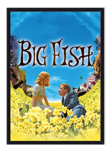 Cuadro Enmarcado - Póster Película Big Fish El Gran Pez